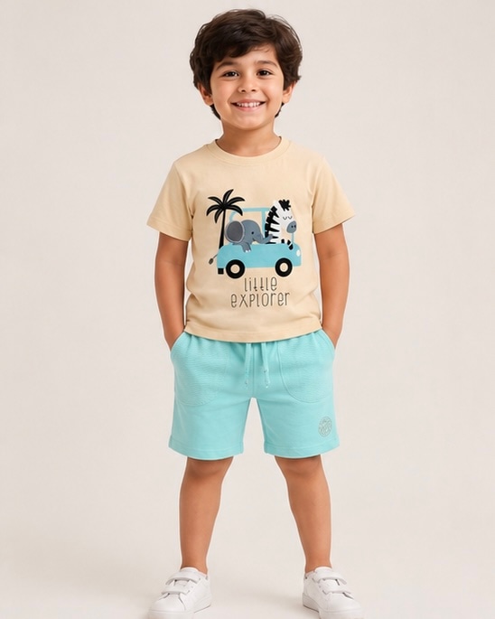 Explorer Applique Co-ord Set in Teal